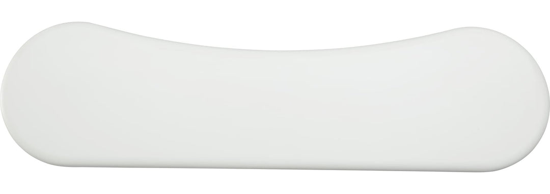 Sven Wooden Console Table in Rice — product view on a white background