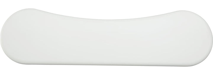 Sven Wooden Console Table in Rice — product view on a white background