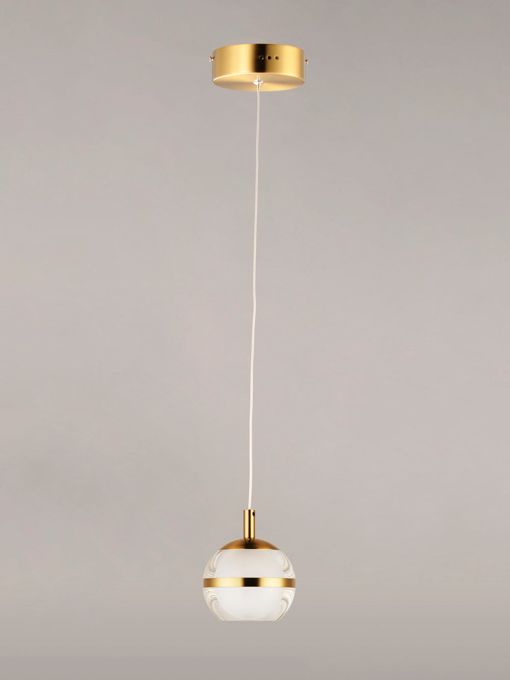 Swank 1-Light LED Pendant by ET2 Lighting, styled view 1