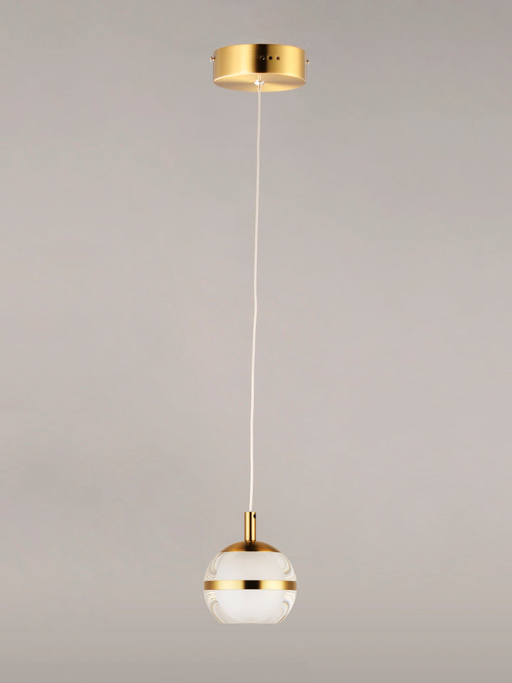 Swank 1-Light LED Pendant by ET2 Lighting, styled view 1