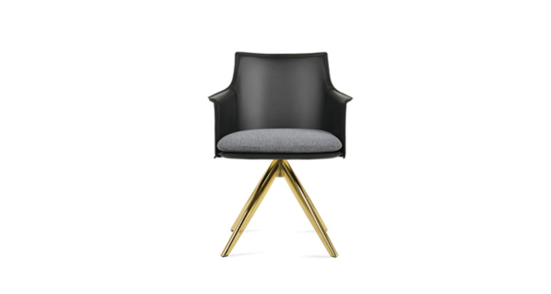 Briancon Sword Swivel Armchair Soho Concept