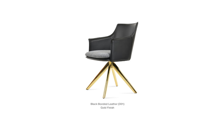Briancon Sword Swivel Armchair Soho Concept