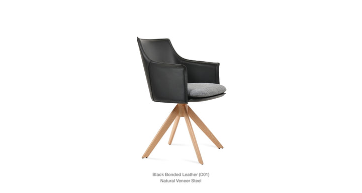 Briancon Sword Swivel Armchair Soho Concept