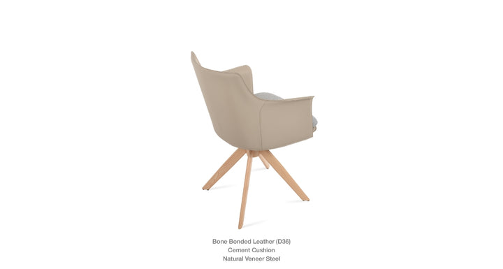 Briancon Sword Swivel Armchair Soho Concept