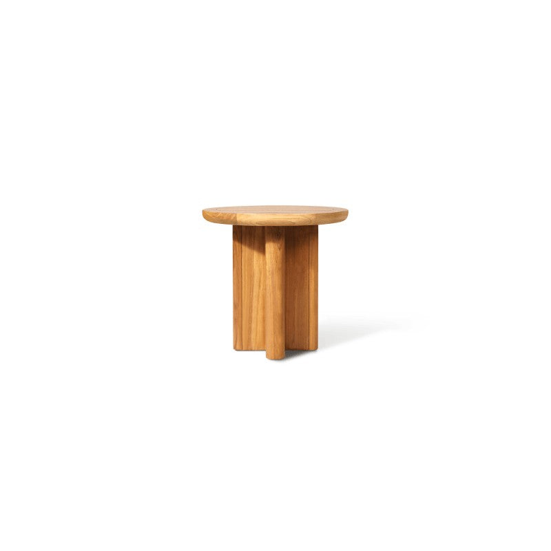 Sydney Slatted Round Side Table by Harbour
