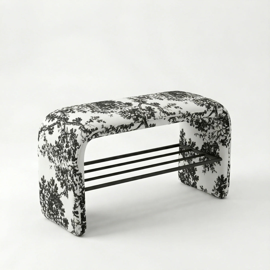 Sylvan Noir Entry Bench by Interior Moderna - view 3