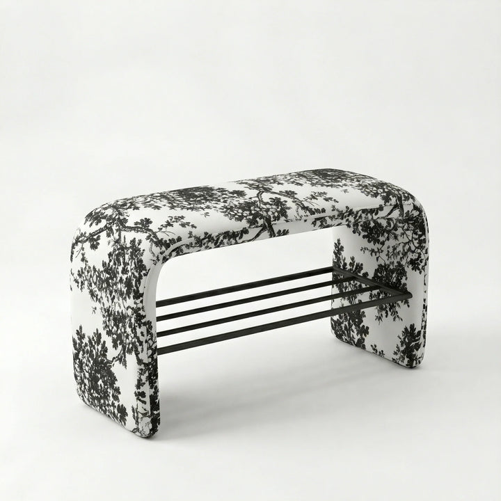 Sylvan Noir Entry Bench by Interior Moderna - view 3