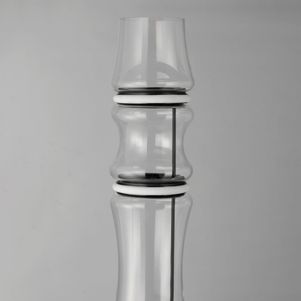 Syndicate 5-Light LED Floor Lamp by ET2 Lighting, styled view 1