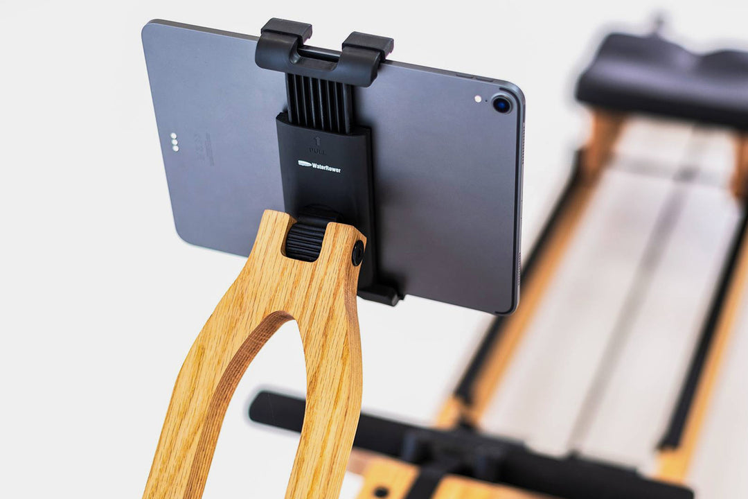 WaterRower Tablet Holder on white background