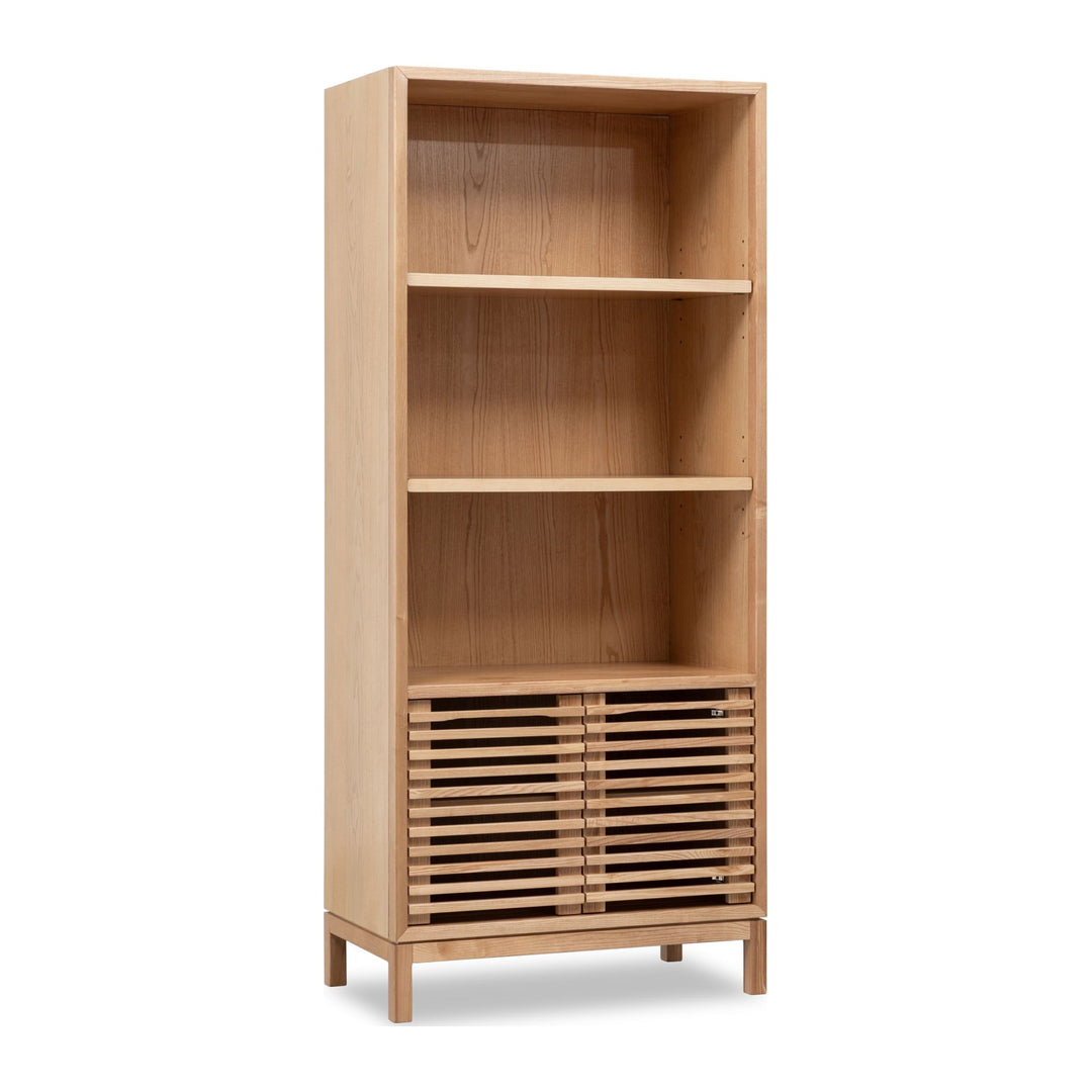 Tanner Bookcase by Modus in Flaxen — product view on a white background