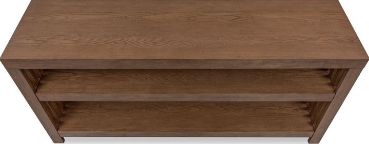 Tanner Console Table in Roux — lifestyle photo