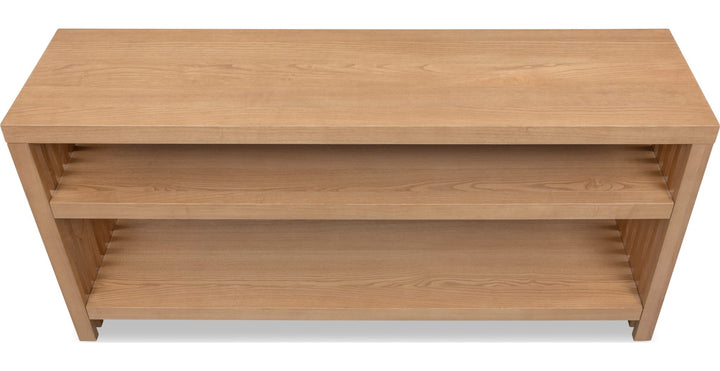 Tanner Console Table in Flaxen — product view on a white background