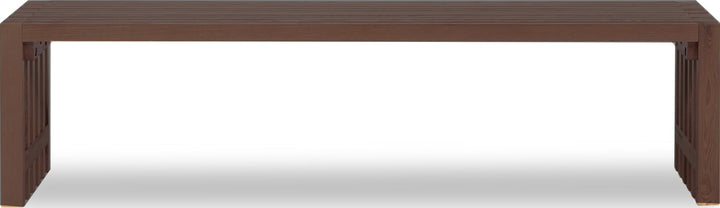 Tanner Dining Bench in Roux — lifestyle photo