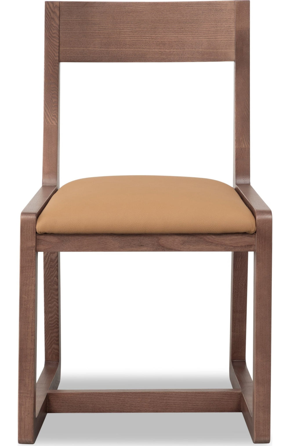 Tanner Dining Chair in Roux and Cam Tan — product view on a white background