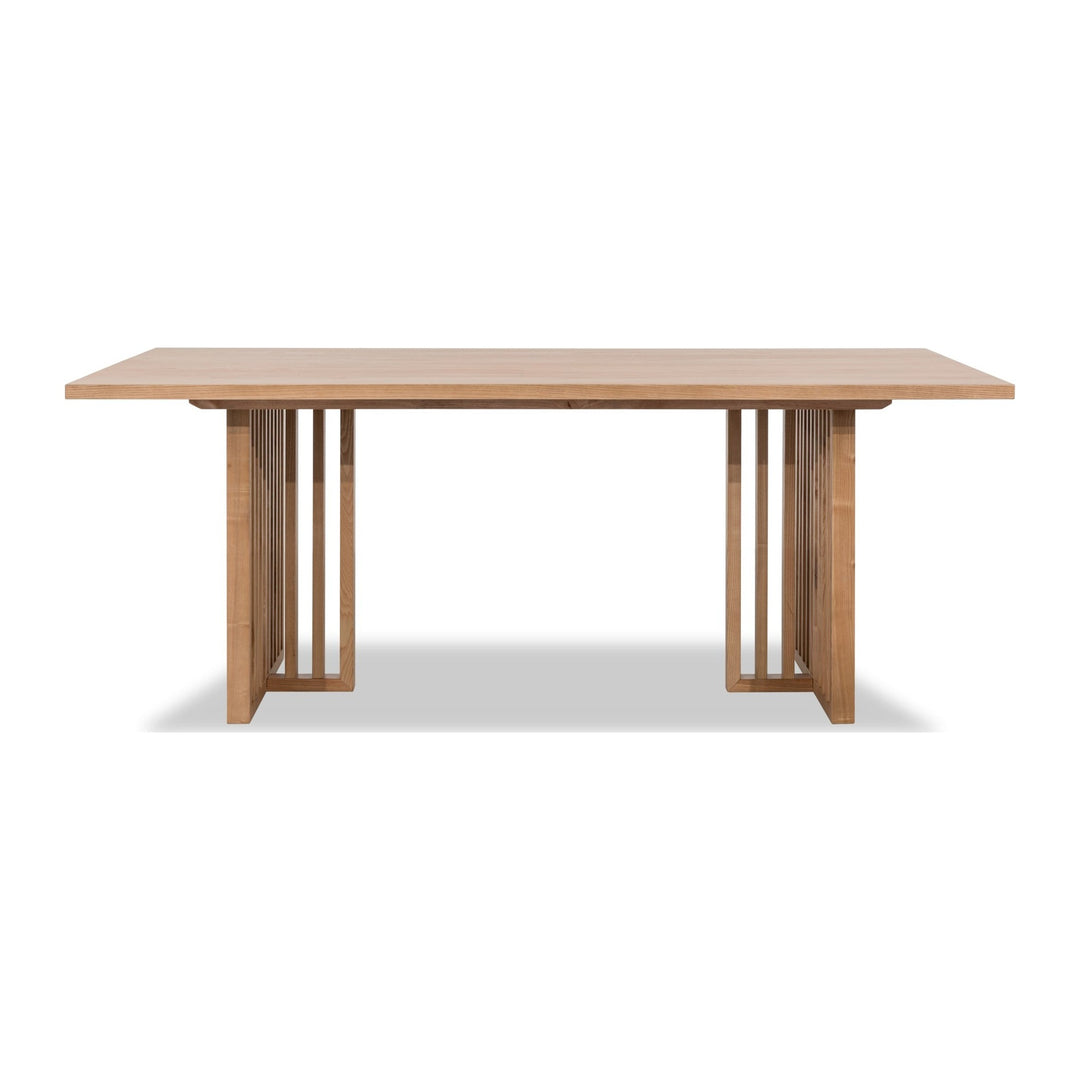Tanner Dining Table by Modus in Flaxen — product view on a white background