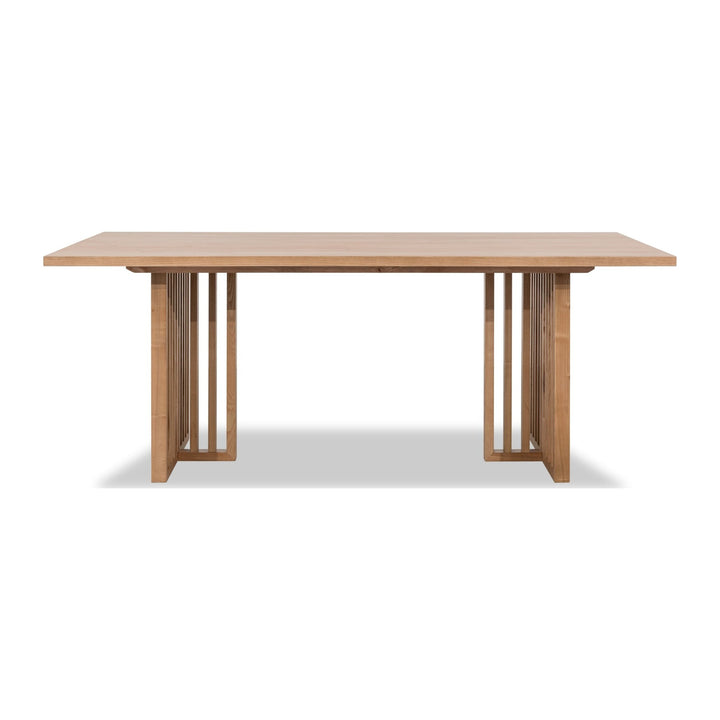 Tanner Dining Table by Modus in Flaxen — product view on a white background