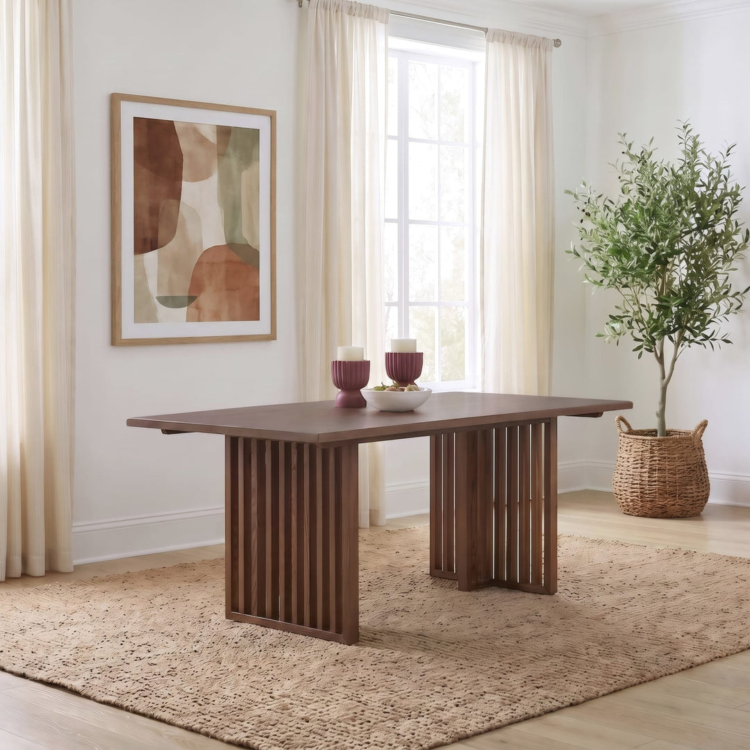 Tanner Dining Table in Roux — lifestyle photo