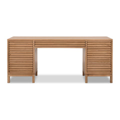 Tanner File Drawer Desk by Modus in Flaxen — product view on a white background
