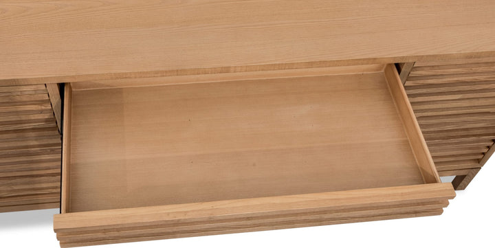 Tanner File Drawer Desk in Flaxen — lifestyle photo