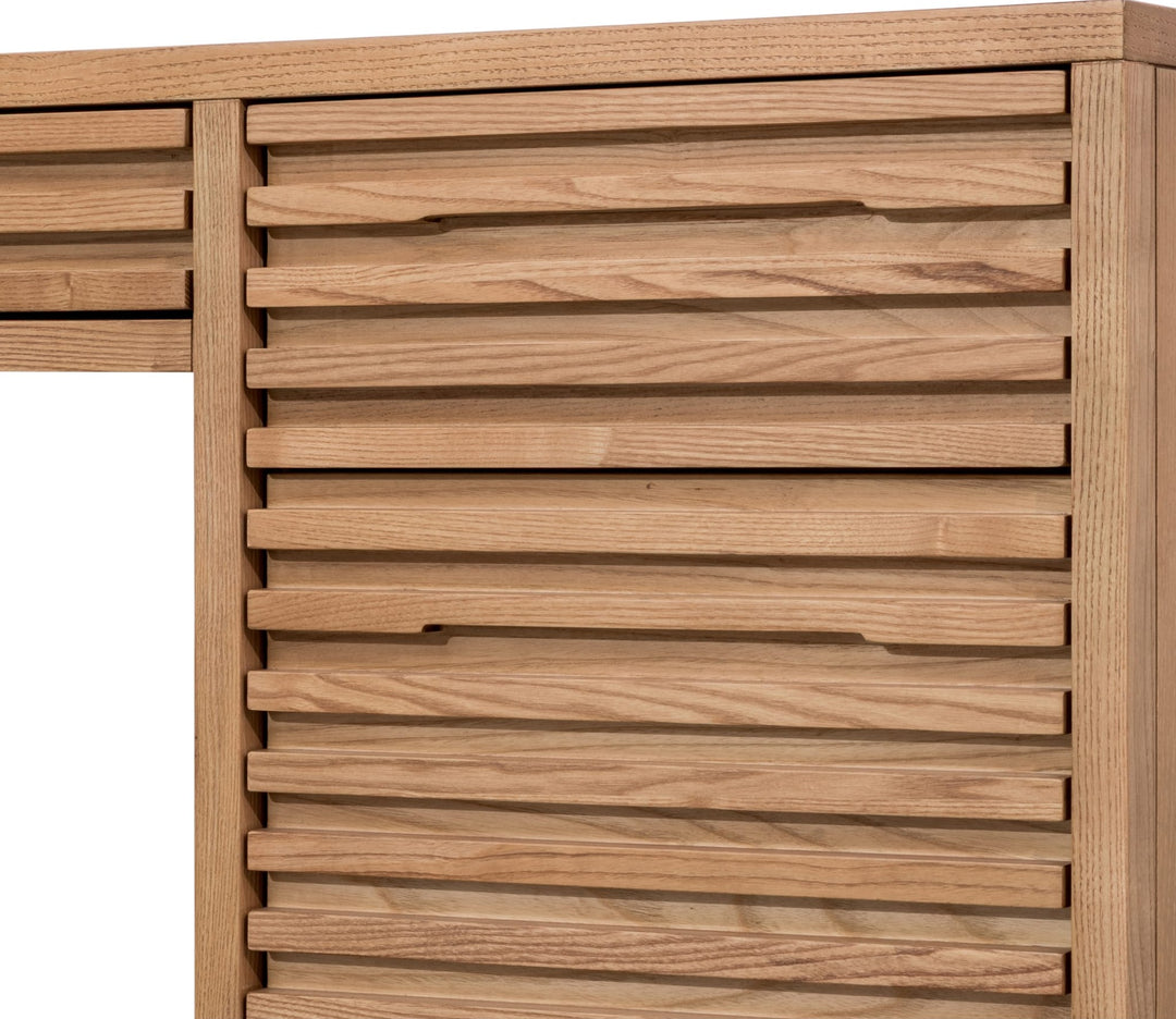 Tanner File Drawer Desk in Flaxen — lifestyle photo