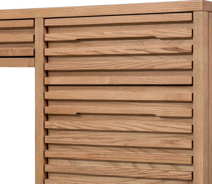 Tanner File Drawer Desk in Flaxen — lifestyle photo