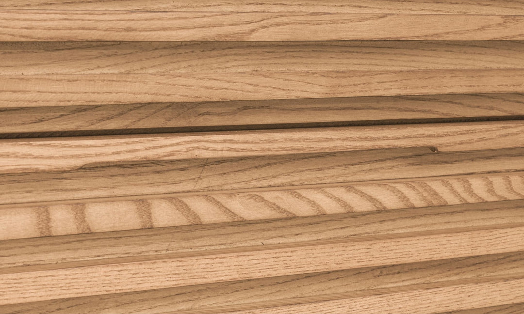 Tanner Five Drawer Chest in Flaxen — detail view