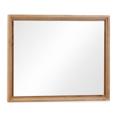 Tanner Wall or Dresser Mirror by Modus in Flaxen — on a white background