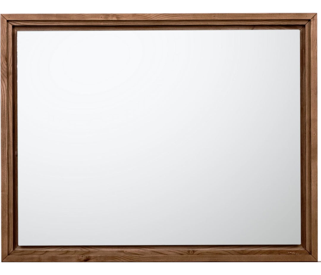 Tanner Wall or Dresser Mirror in Roux — on a white background