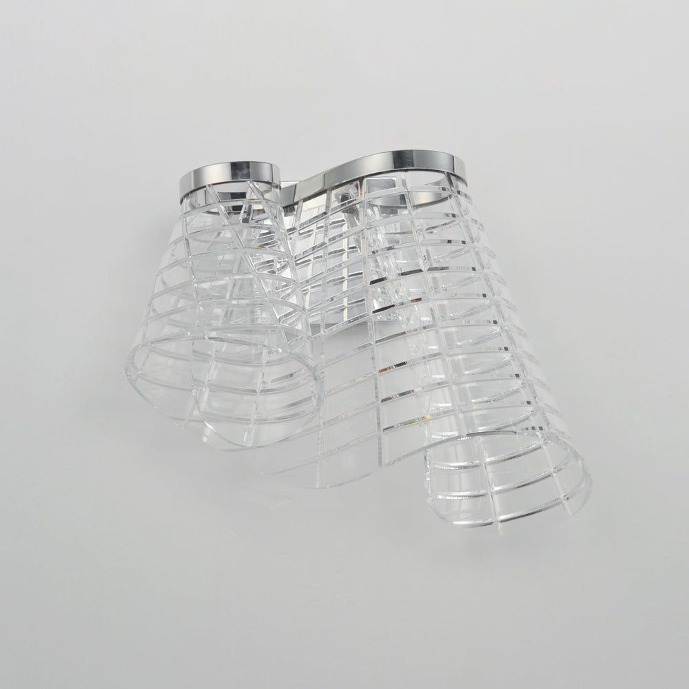 Tartan LED Wall Sconce by ET2 Lighting, styled view 1