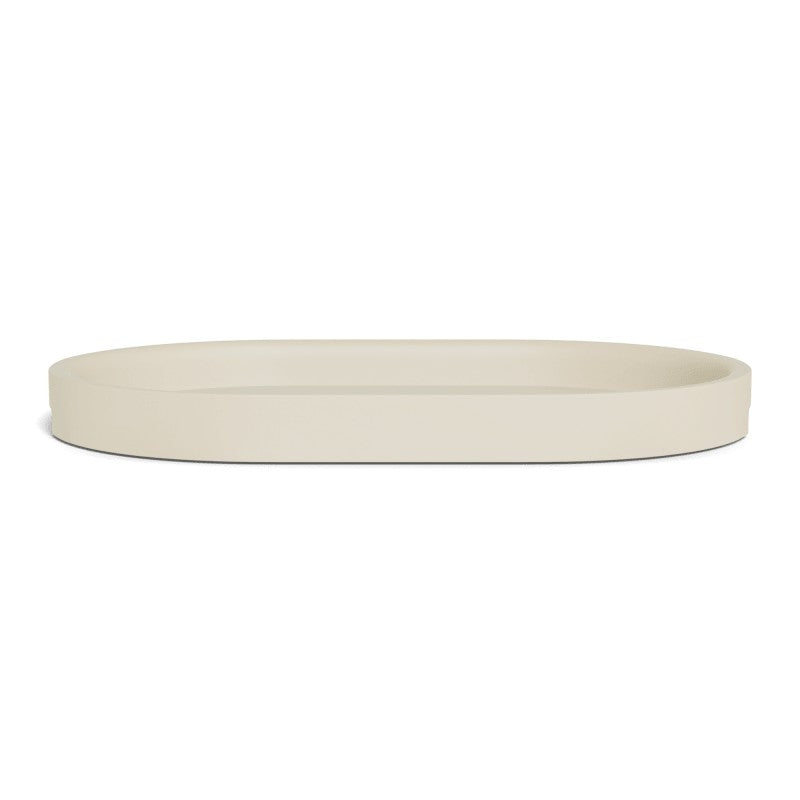 Tavola Aluminum Pill Tray 22" by Harbour in Aluminum Bone