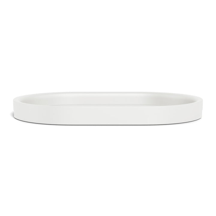 Tavola Aluminum Pill Tray 22" by Harbour in Aluminum White