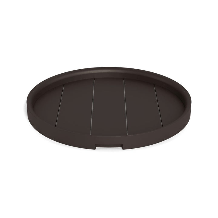 Tavola Aluminum Round Tray 18" by Harbour in Aluminum Bronze