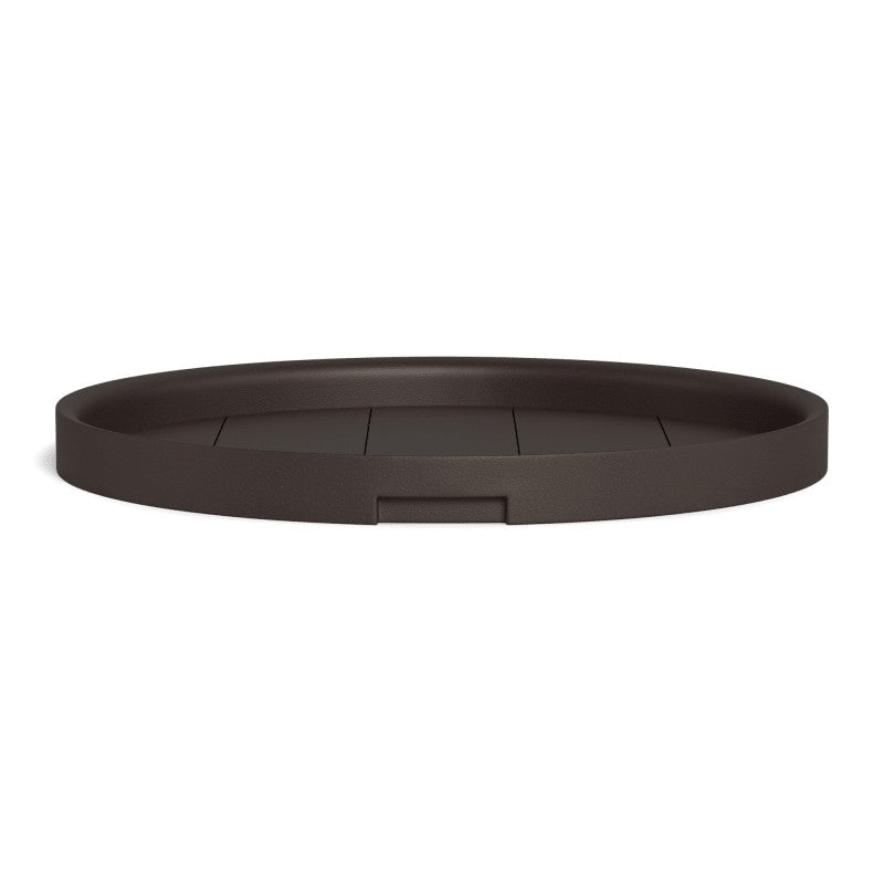 Tavola Aluminum Round Tray 24" by Harbour in Aluminum Bronze