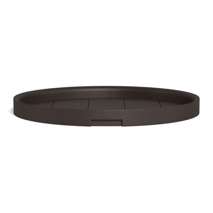 Tavola Aluminum Round Tray 24" by Harbour in Aluminum Bronze