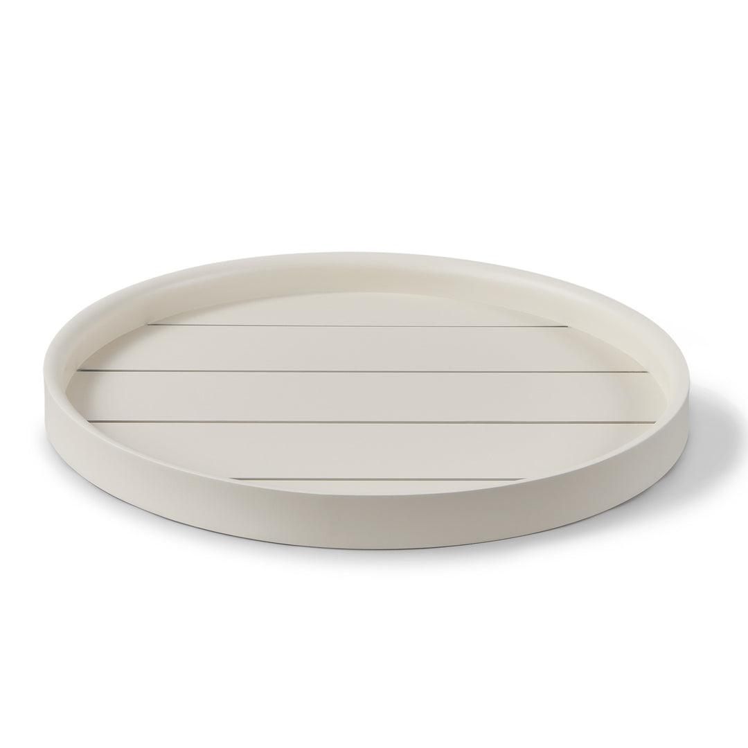 Tavola Aluminum Round Tray 24" by Harbour detail view 1