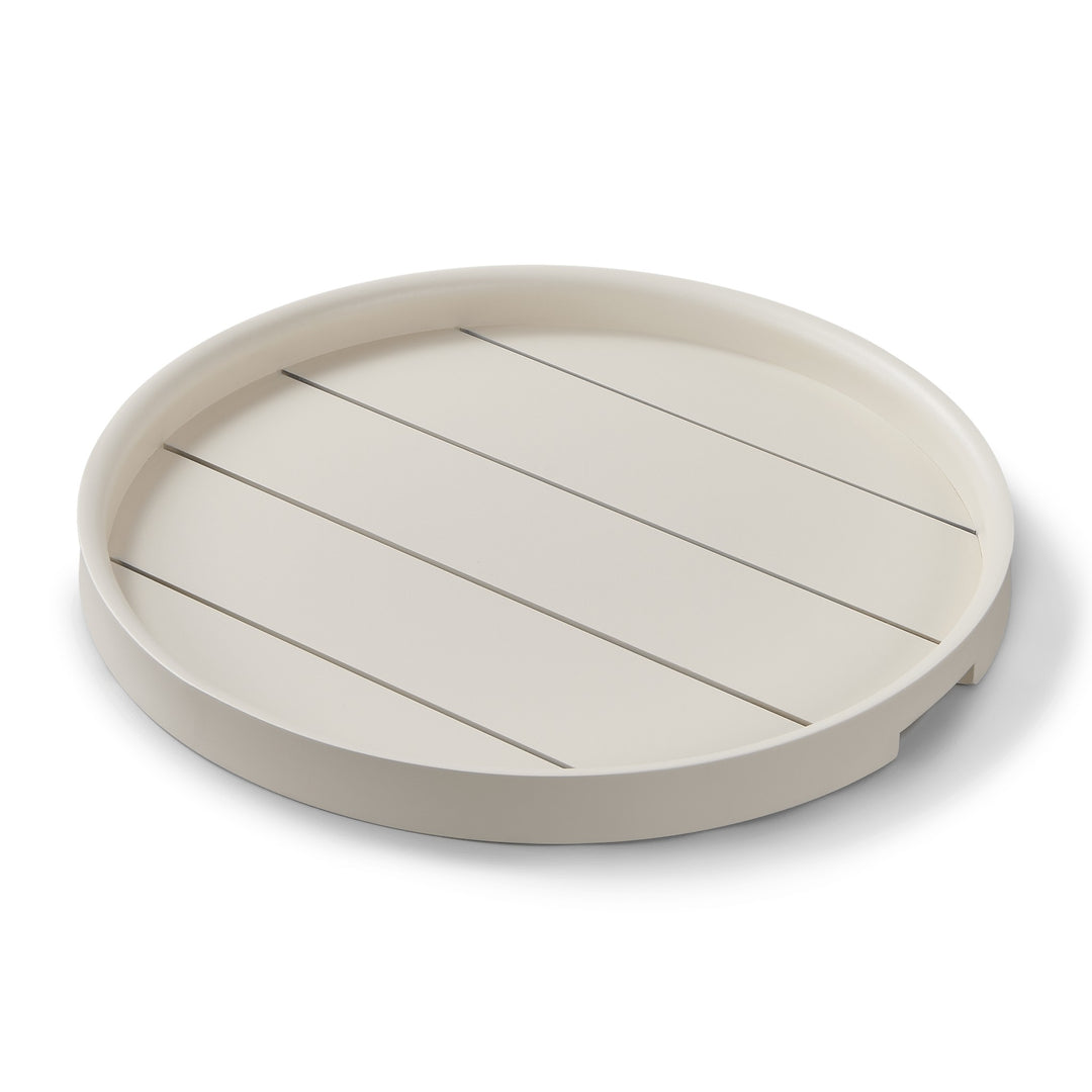 Tavola Aluminum Round Tray 24" by Harbour detail view 2