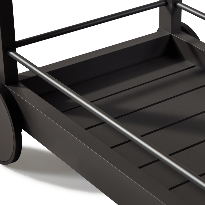 Tavola Aluminum Slatted Bar Cart by Harbour lifestyle 1