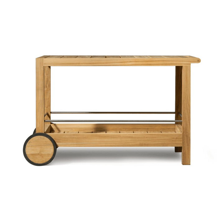 Tavola Teak Slatted Bar Cart by Harbour