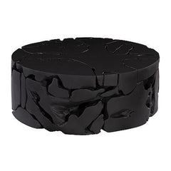 Teak Chunk Round Coffee Table Phillips Collection