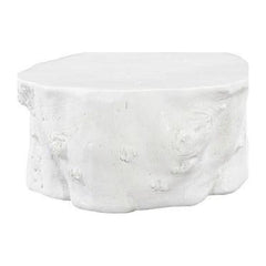 Log Coffee Table, Gel Coat White Phillips Collection