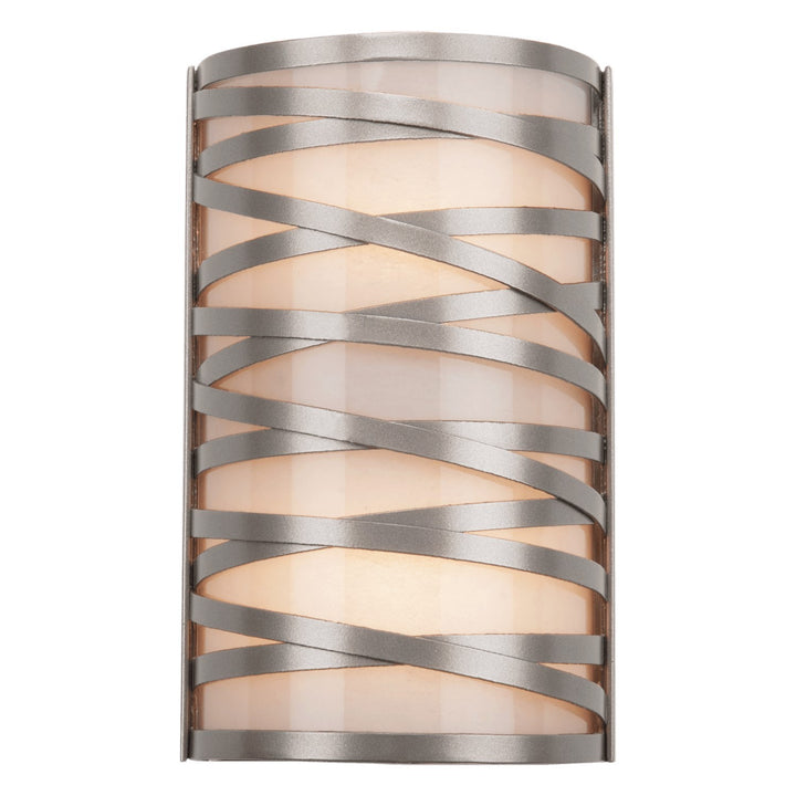 Tempest Cover Sconce by Hammerton Studio, finish and glass detail