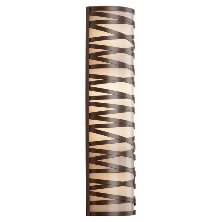 Tempest Cover Sconce by Hammerton Studio, finish and glass detail