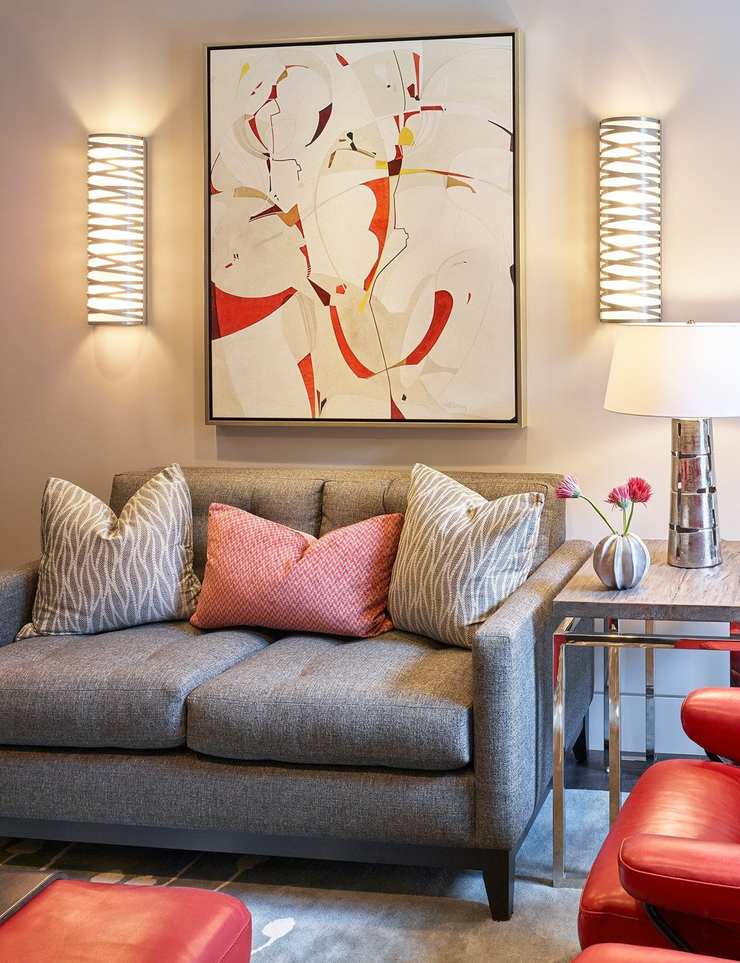 Tempest Cover Sconce by Hammerton Studio in a styled interior