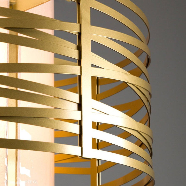 Tempest Double Drum Chandelier by Hammerton Studio in a styled interior