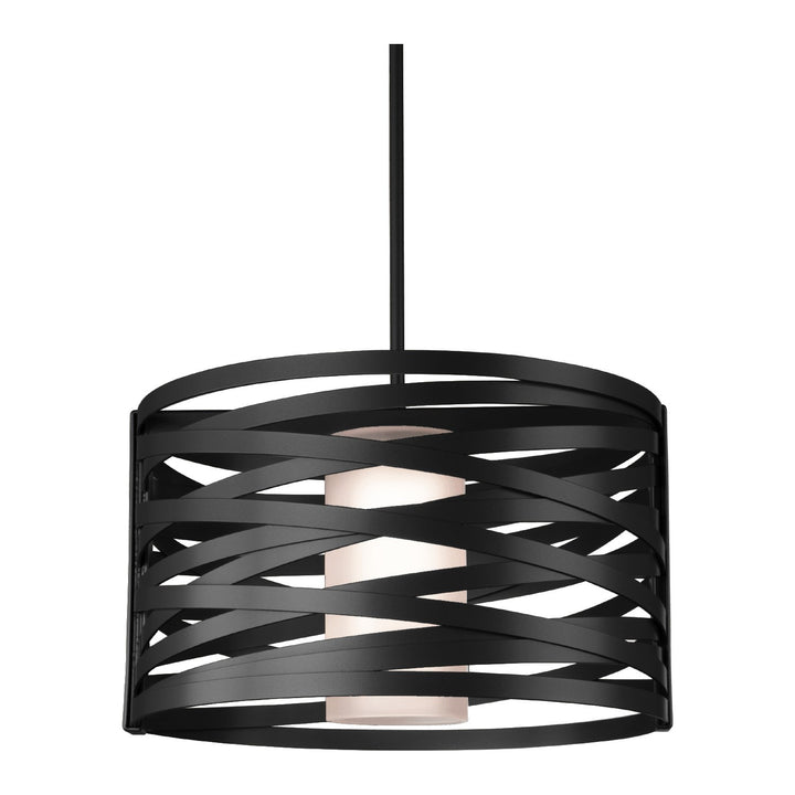 Tempest Drum Chandelier by Hammerton Studio, finish and glass detail