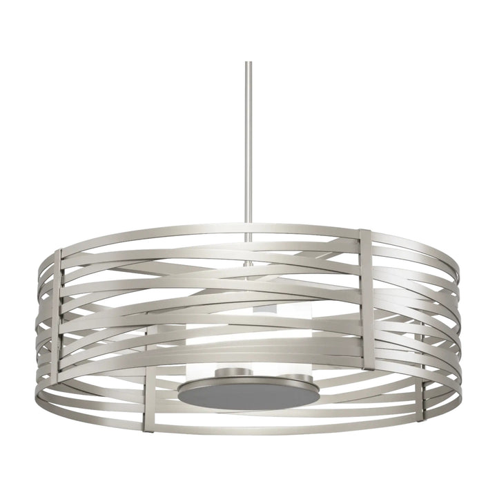 Tempest Drum Chandelier with Glass Shade by Hammerton Studio — XL, frosted glass diffuser