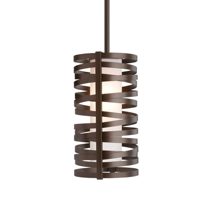 Tempest Large Pendant by Hammerton Studio, finish and glass detail