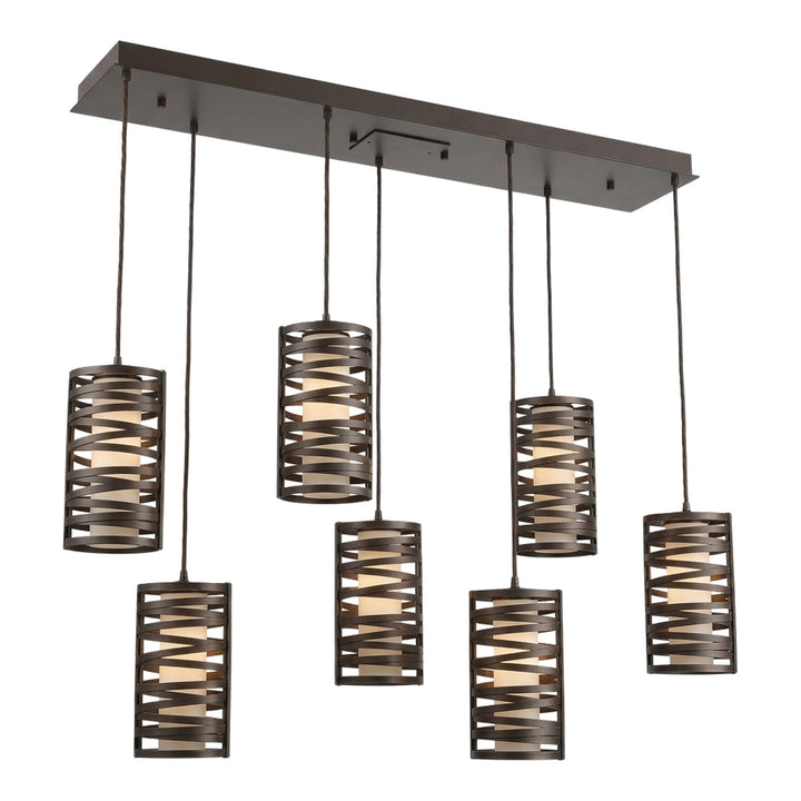 Tempest Linear Pendant Chandelier by Hammerton Studio