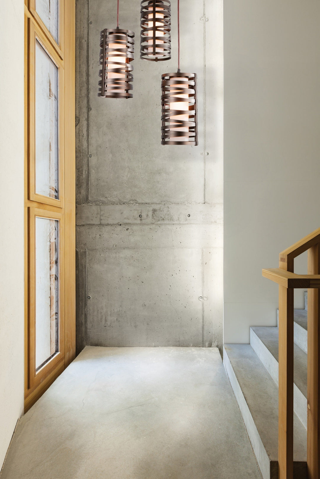 Tempest Round Pendant Chandelier by Hammerton Studio in a styled interior