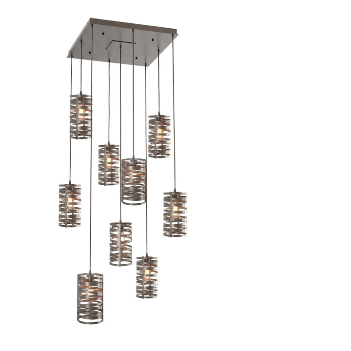 Tempest Square Pendant Chandelier by Hammerton Studio
